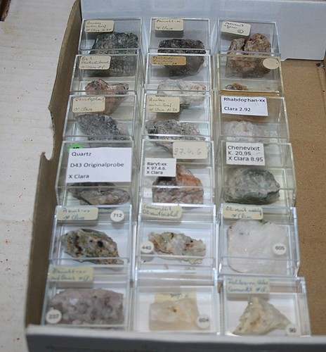 Auflösung mineraliensammlung - auflösung,