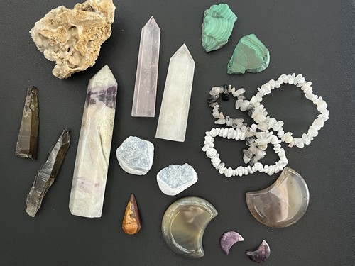 Edelstein sammlung mineralien - edelstein,