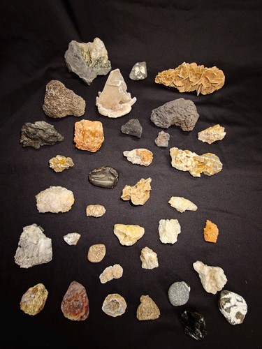 Mineralien steinesammlung - mineralien,