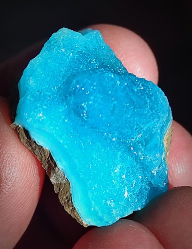 Glänzend blau - glänzend,