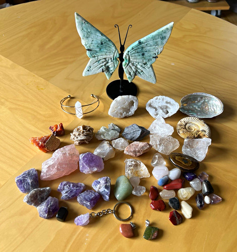 Mineraliensammlung roh - mineraliensammlung, roh-