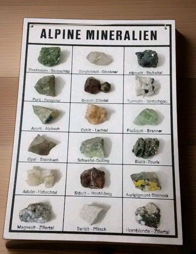 Sammelkarte mit alpin - sammelkarte,