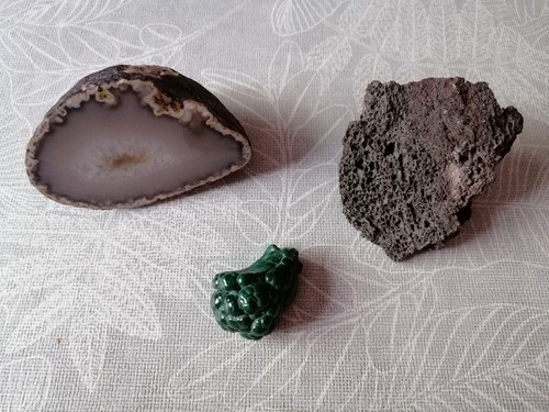 Mineralien aus sammlung - aus,