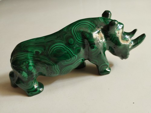 Malachit steine tiere - steine, kunst