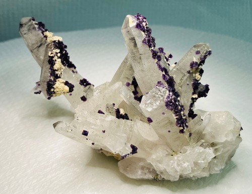 Bergkristall mit fluorit von - bergkristall,