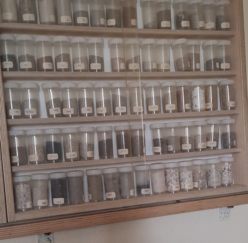 Sandsammlung aus aller welt - sandsammlung,