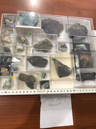 Sammlung mineralien dosen - sammlung,