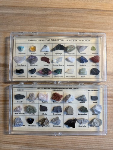 Zwei mineraliensammlung sets - mineraliensammlung,