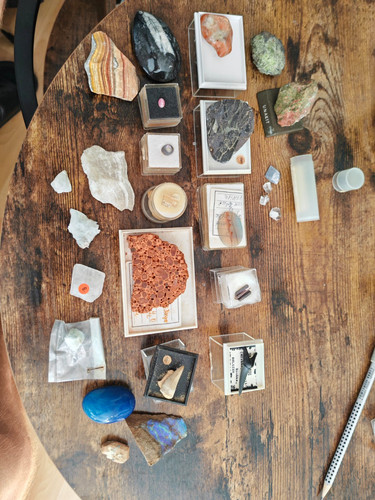 Große mineraliensammlung - große, /