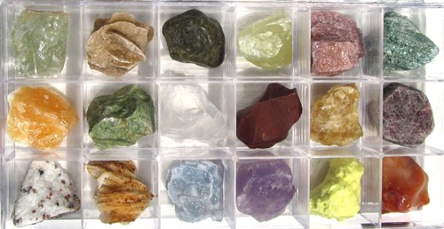 Mineralien sammlung rohstein - mineralien,
